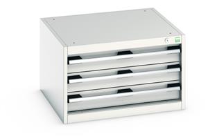 Bott Professional Cubio Tool Storage Drawer Cabinets 65cm x 65cm Drawer Cabinet 400mm high - 3 drawers